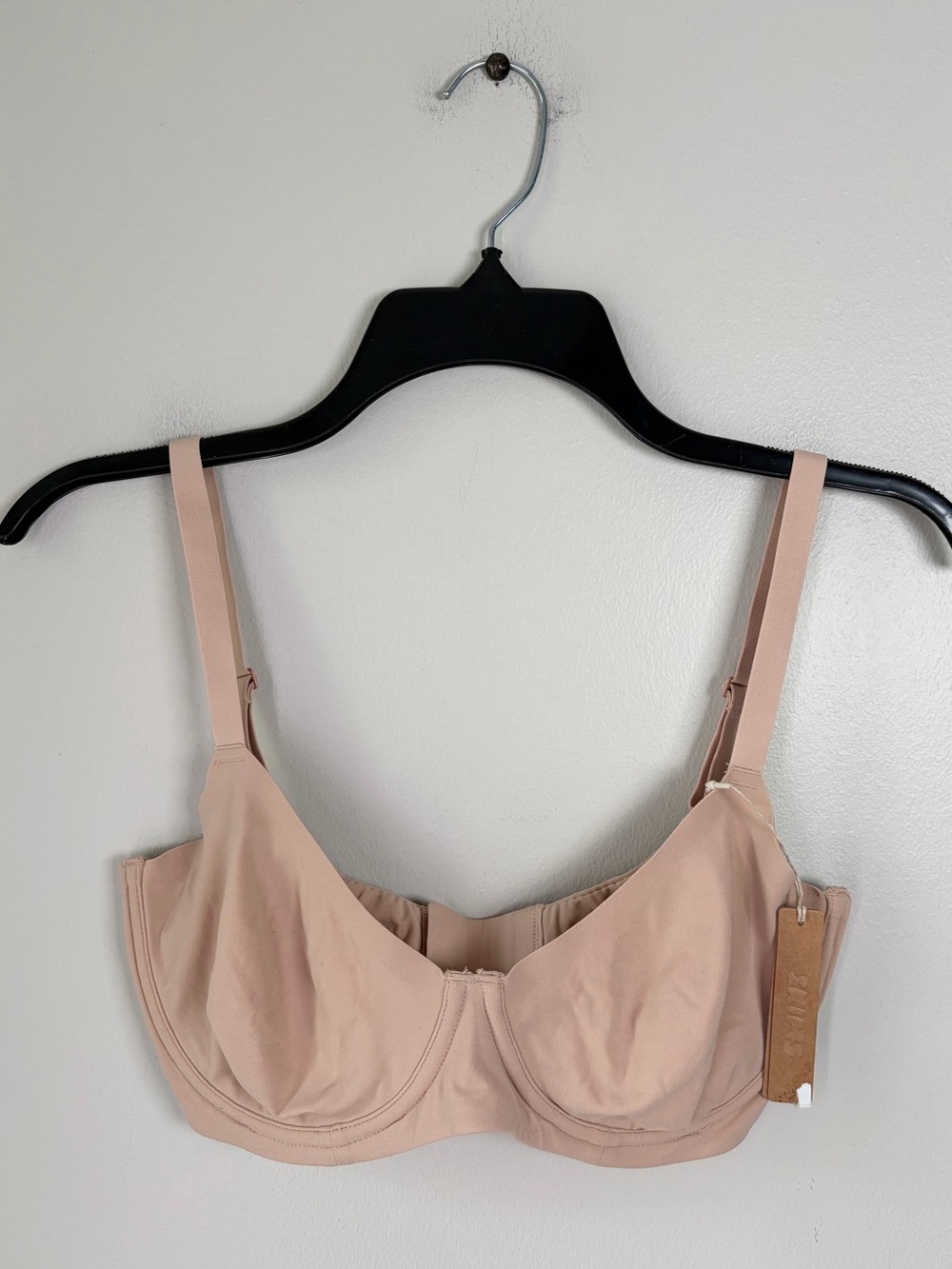 SKIMS 34DD Fits Everybody Unlined Demi Bra in Mica
